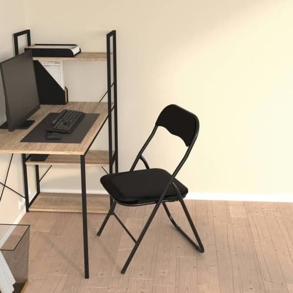Fällbar PVC-stol "Funny" Atmosphera - Svart