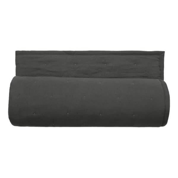 Pläd i tvättad mikrofiber "Céleste" 150 x 200 cm Vent du sud - Céleste Antracit - Céleste Antracit -