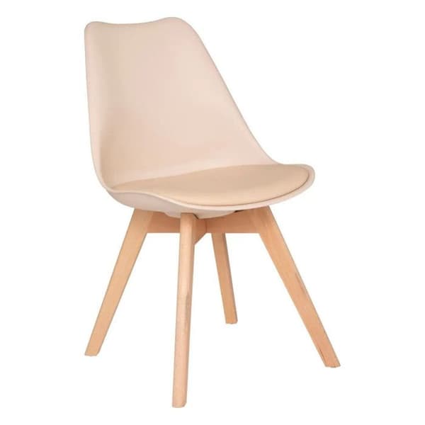 Skandinavisk stil stol Baya Atmosphera - Beige - Beige -