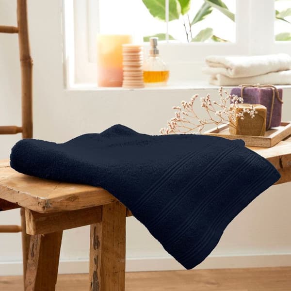 "Spa" duschduk 70 x 140 cm / 400 gr/m² - "Spa" Midnight Blue