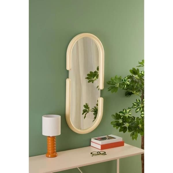 Oval spegel "Poolside" 90 x 39 cm MDF Atmosphera
