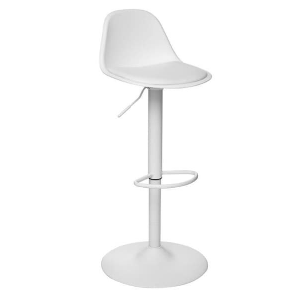 Set med 2 barstolar i skandinavisk design "Aiko" Atmosphera - Vit - Vit -
