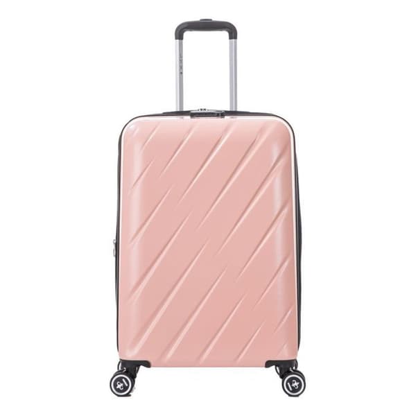 Sats med 3 Utvidbara Resväskor - 100% ABS - LYS Paris 350/3 - Rose Gold