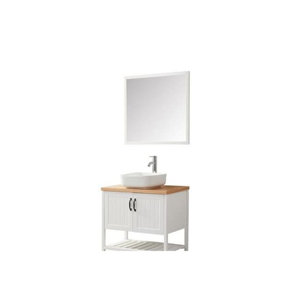 Vitt badrumsset 80 cm