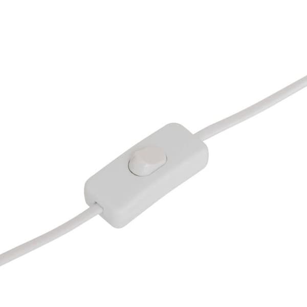 Omia svamplampa höjd 34 cm silver Atmosphera