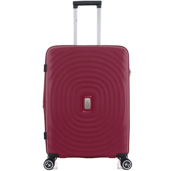 3-pack av utsträckbara hårda resväskor Trolley Polykarbonat - LYS Paris 2401/3 - Röd