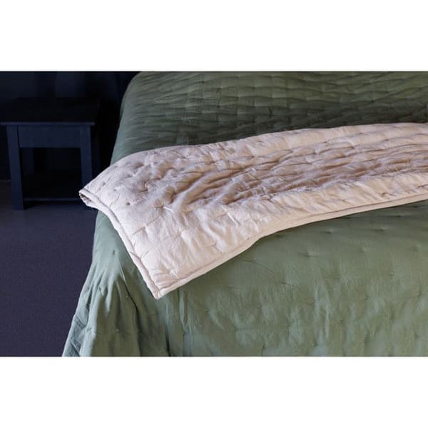 Plaid matelassé microfibre tvättad "Céleste" 150 x 200 cm Vent du sud - Céleste Blå Metall