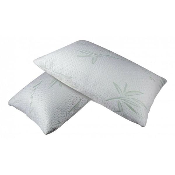 Set med 2 vattentäta örngott "Bambu" 50 x 70 cm - Grön -