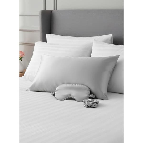 Silkes Chouchou "Silk" Ren bomull - Silver