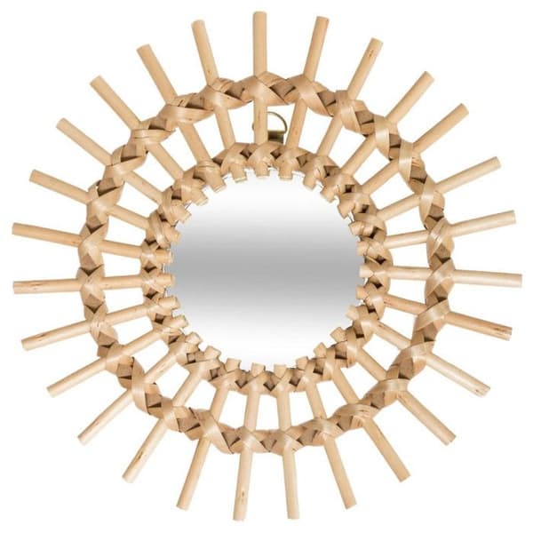 Set med 3 rotting Soleil speglar Diameter 28 cm Atmosphera