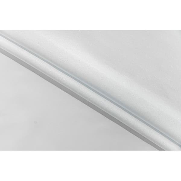 Vanlig vit rund anti-fläcksduk 160 cm