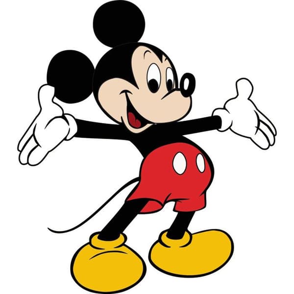 Sängset 140 x 200 "Mickey Mouse 3" Mikrofiber / 100% Polyester - -