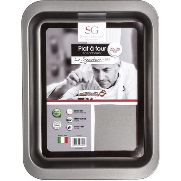 Rektangulär form "Signature" 28 x 22 cm Secret de Gourmet - -