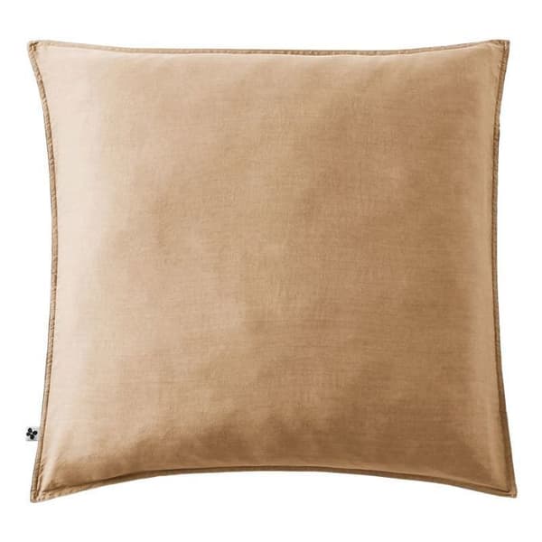 Kuddfodral "Lysandre" alla storlekar "Lyocel" Fjärilseffekt - 80x80 - Kamel