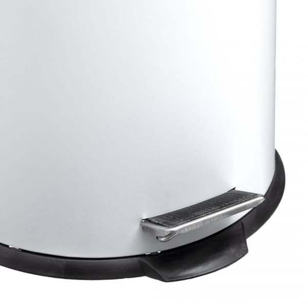 Soptunna "Bam Modern" 30 liter Lock i bambu Atmosphéra - 29x34x65 - Vit