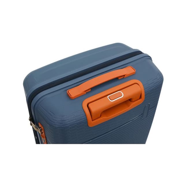 Set med 3 resväskor i polypropen "Travel Light" - LYS Paris 2561/3 - Blå -