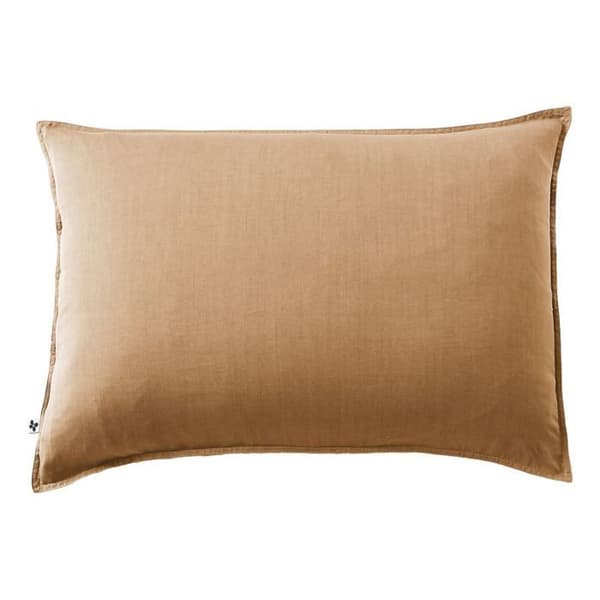Kuddfodral "Lysandre" alla storlekar "Lyocel" Fjärilseffekt - 50x70 - Lysandre Kamel