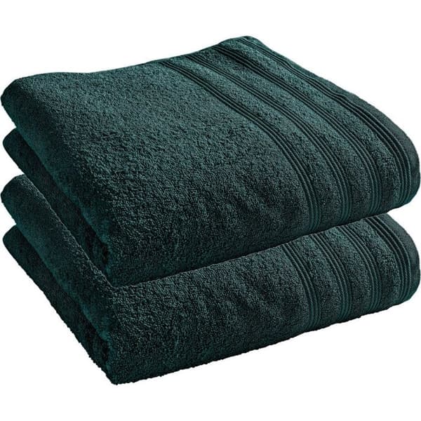 Set med 2 "Spa" badlakan 90 x 150 cm / 400 gr/m² - "Spa" Emerald
