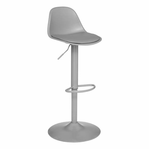 Set med 2 barstolar i skandinavisk design "Aiko" Atmosphera - Ljusgrå - Ljusgrå -