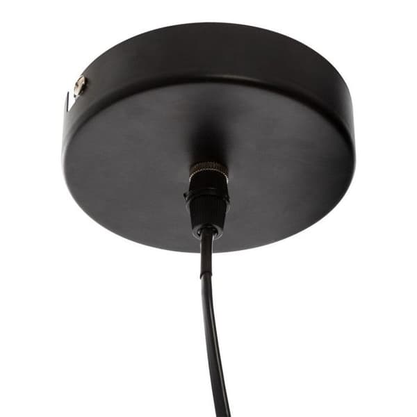 Metallupphängning "Blomma" diameter 37 cm Atmosphera - Svart -