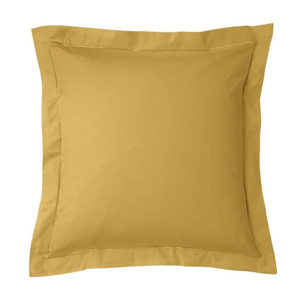 Kuddfodral i kammad percale bomull "Julian" alla storlekar Ren bomull - 65x65 - Julian Mango