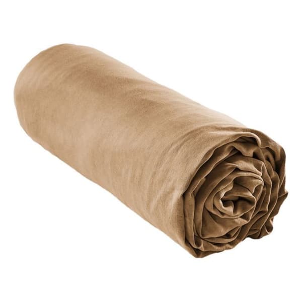 Drap housse "Lysandre" alla dimensioner "Lyocel" Fjärilseffekt - 160x200 - Lysandre Kamel