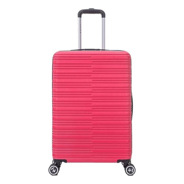 Set med 3 resväskor - 100% ABS - LYS Paris 360/3 - Fuchsia - Fuchsia -