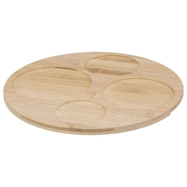 Secret de Gourmet 5-delad bambu aperitifset - Vit