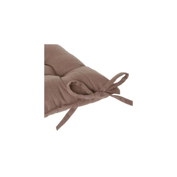 Stolsdyna med knutar 38 x 38 cm Atmosphéra - Taupe
