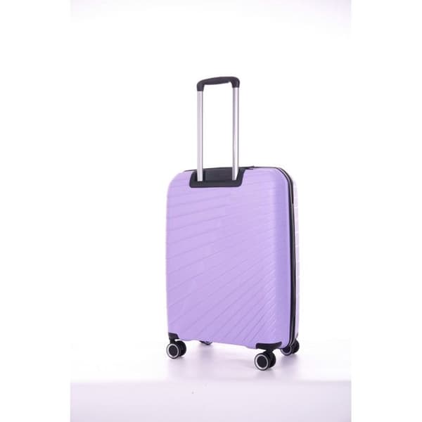 Set med 3 resväskor i polypropen "Travel Light" - LYS Paris 2500/3 - Lila -