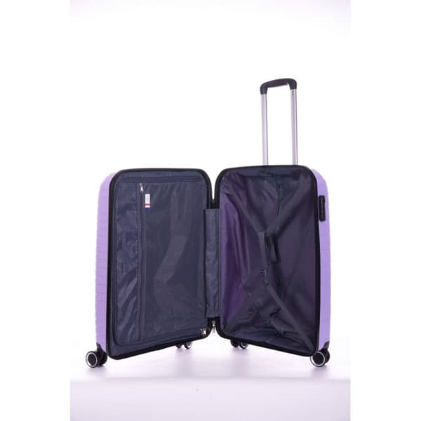 Set om 3 väskor i polypropen "Travel Light" - LYS Paris 2500/3 - Lila