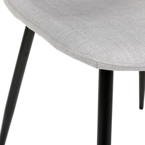Set med 2 stolar i skandinavisk stil Tyka Atmosphera - Grå - Grå -