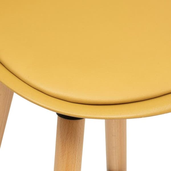Set med 2 barstolar i skandinavisk design "Maxon" Atmosphera - Ockra - Ockra -