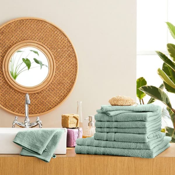 Komplett paket 10 delar "Spa" badrum / 400 gr/m² - "Spa" Mint - "Spa" Mint -