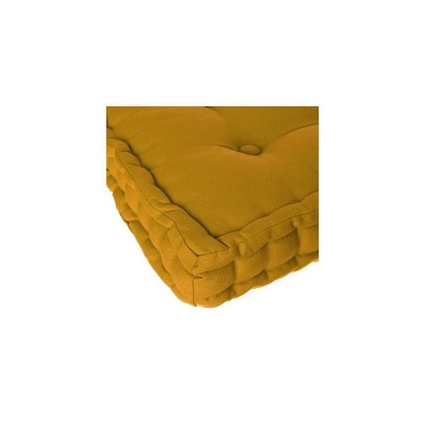 Golvkudde 40 x 40 x 8 cm Atmosphéra - Ockra - Ockra -