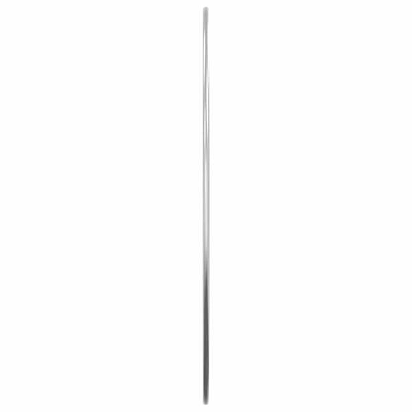 Väggspegel silver Ø 50 cm rund