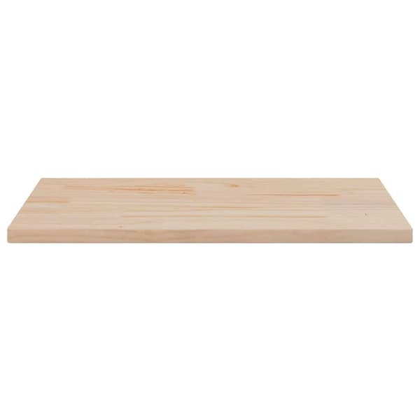 Bordsskiva 80x40x2,5 cm massiv furu rektangulär