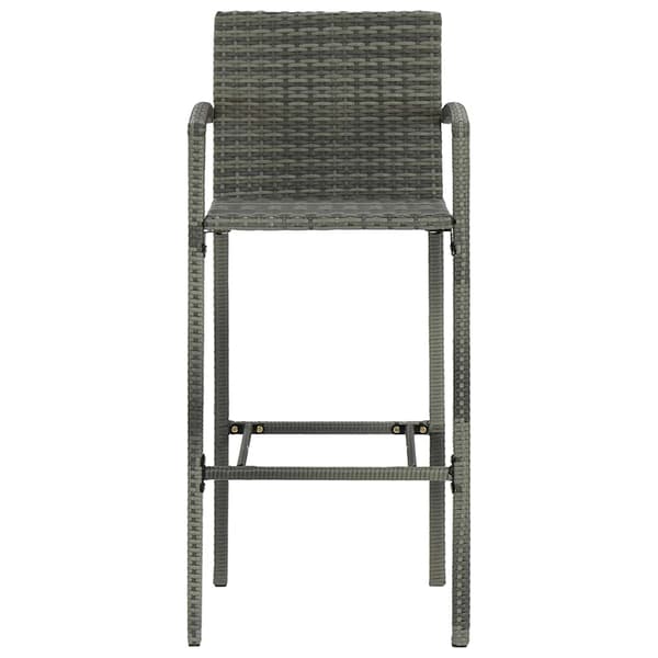 Bargrupp för trädgården 3 delar grå