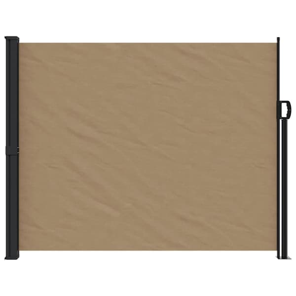 Infällbar sidomarkis taupe 170x300 cm