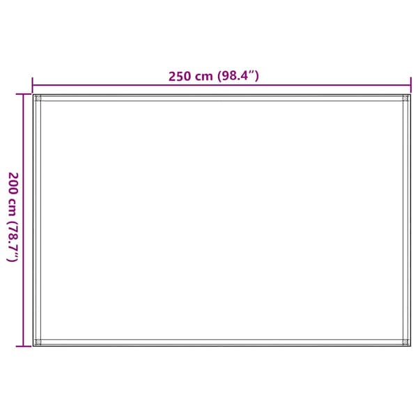 Tältmatta 250x200 cm antracit