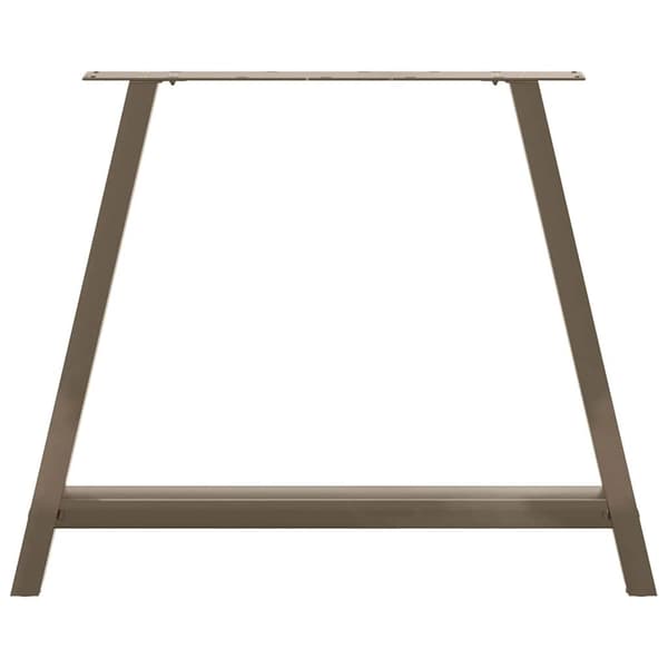 Matbordsben A-formade 2 st 90x(72-73) cm stål