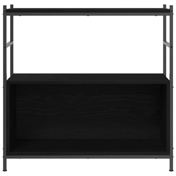 Hyllsystem Svart ek 80 x 30 x 78.5 cm Konstruerat trä
