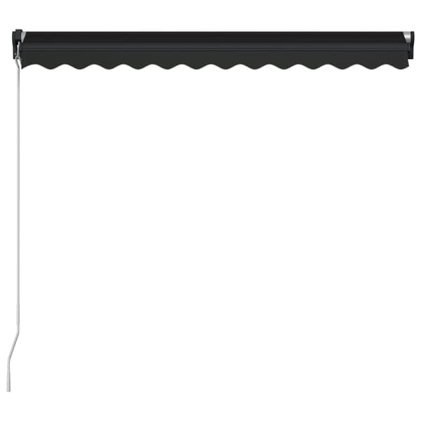 Markis manuellt infällbar 300x250 cm antracit