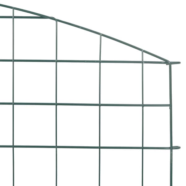 Dammskydd Set 5 pcs Grön 100 x 50 cm Stål