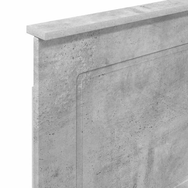 Huvudgavel BetongGrå 100 cm Konstruerat trä