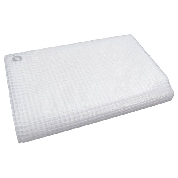 Presenning nätförstärkt 140 g/m² 3x4 m vit