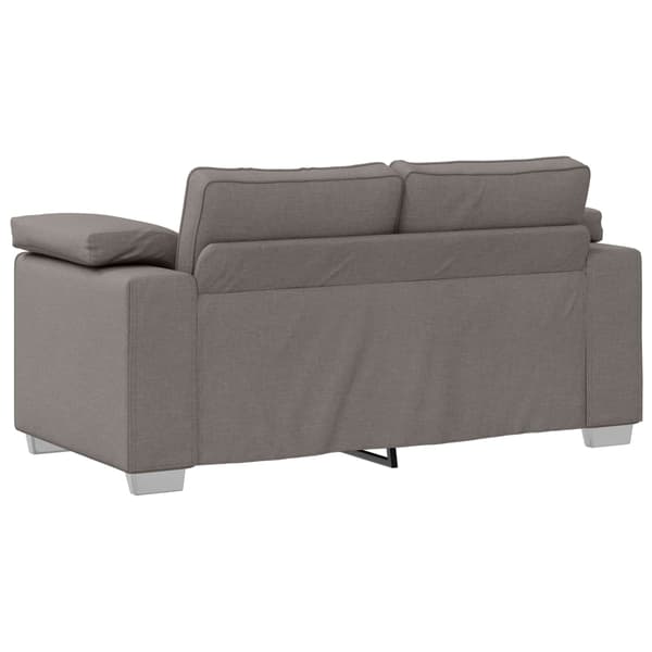 Tvåsitssoffa Taupe 160 cm tyg