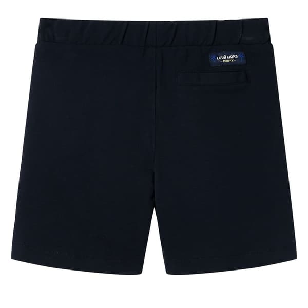 Barnshorts med snöre marinblå 92