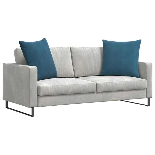 Sofakuddar 2 pcs Blå 60 x 60 cm Kordread tyg