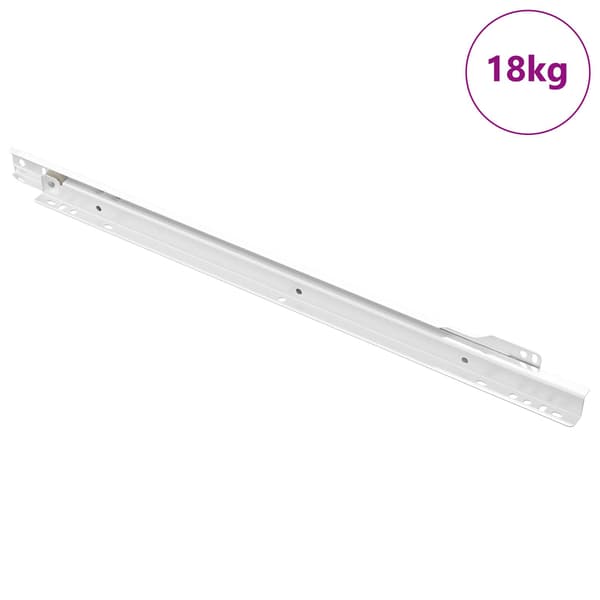 Lådräls 49 pcs Vit Stål